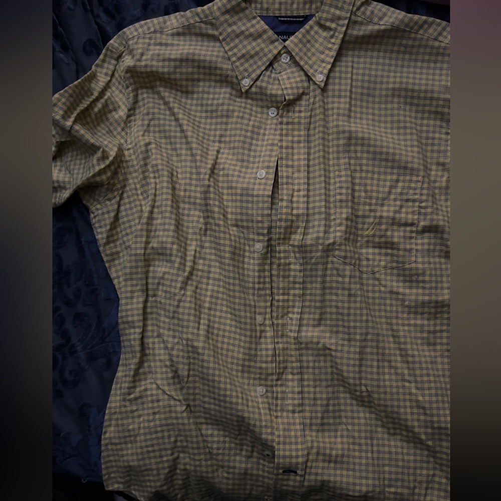 Nautica short sleeve dress shirt XL